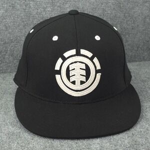 Element Hat Cap Mens Fitted 7 Black Embroidered Flexfit 210 Streetwear Skate